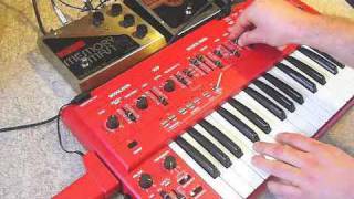 EHX Pedals used with a Synth