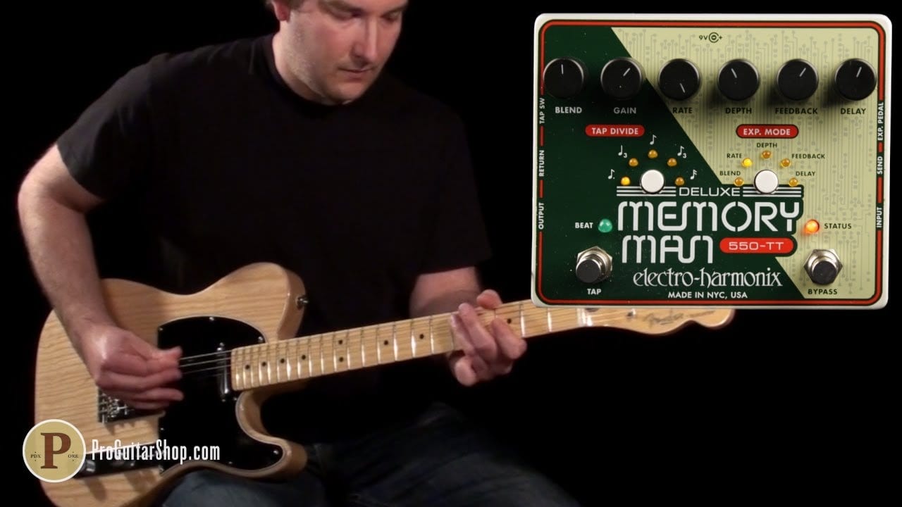 EHX Deluxe Memory Man 550TT demo by Pro Guitar Shop