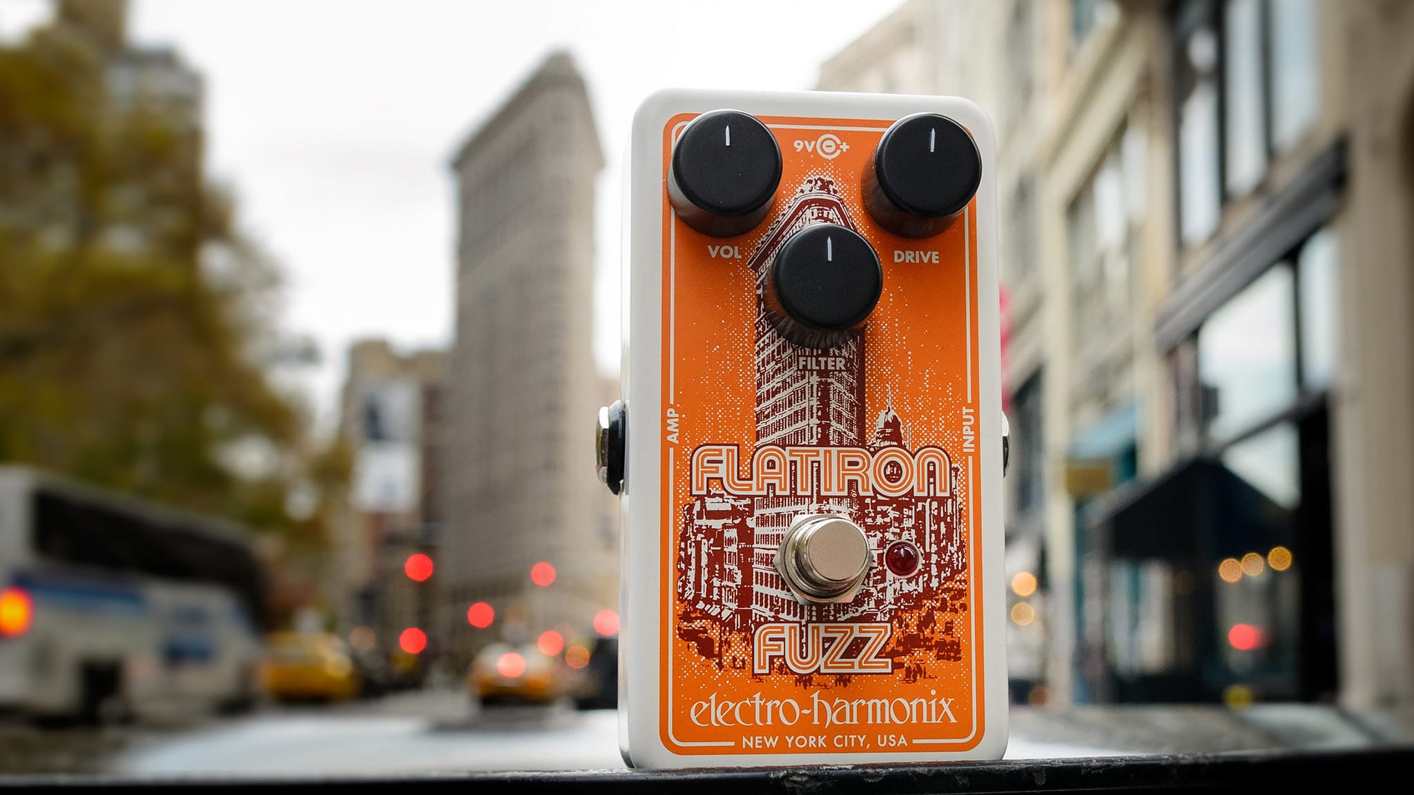 Electro-Harmonix Announces the New Flatiron Fuzz