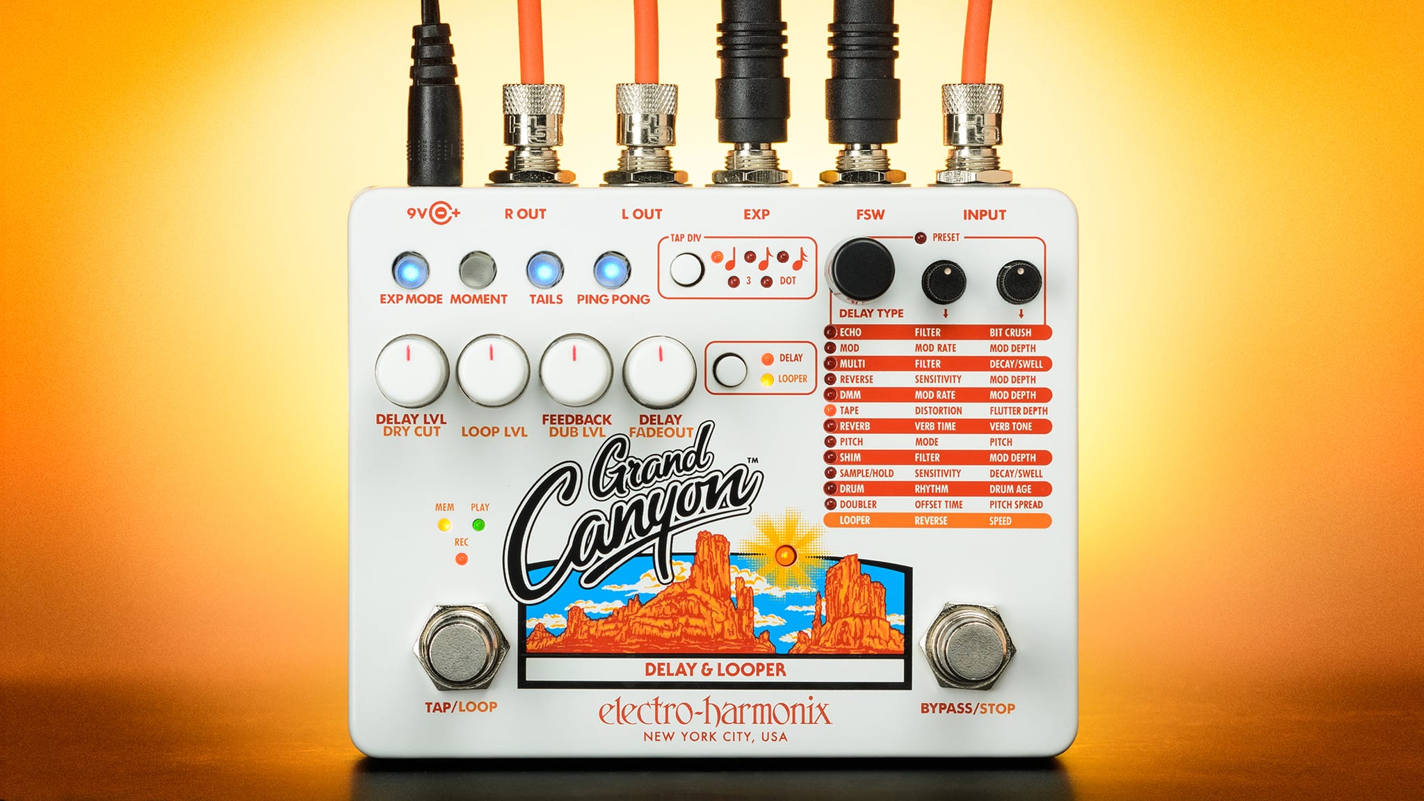 Electro Harmonix Grand Canyon Delay & Looper na Gear4Music.com