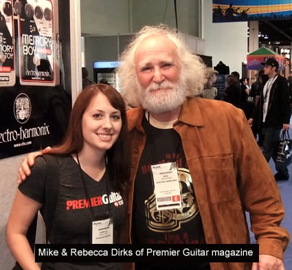 EHX Founder Mike Matthews at NAMM 2012