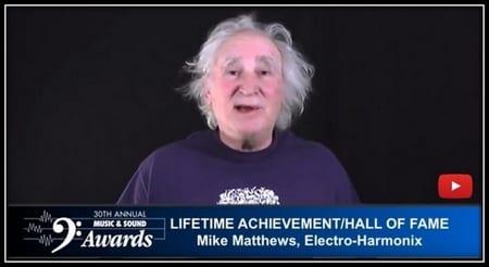 Mike Matthews & EHX Honored at NAMM Show | 2016