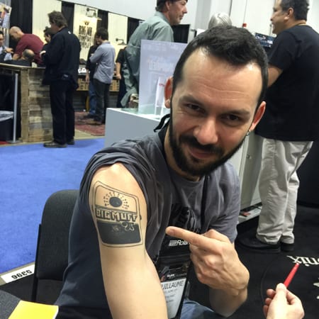 NAMM 2015 Big Muff Tattoo