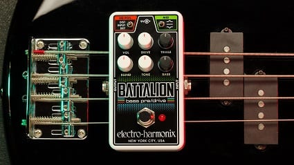 Electro-Harmonix Introduces the Nano Battalion Bass Preamp & Overdrive