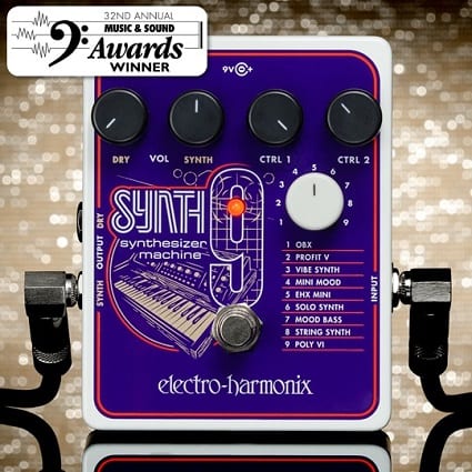 EHX SYNTH9 Wins Best Effect Pedal of the Year
