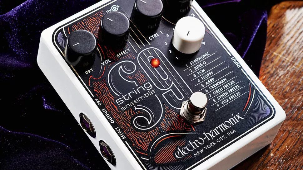 Electro Harmonix C9 Organ Machine Guitar Effects Pedal Demo Review