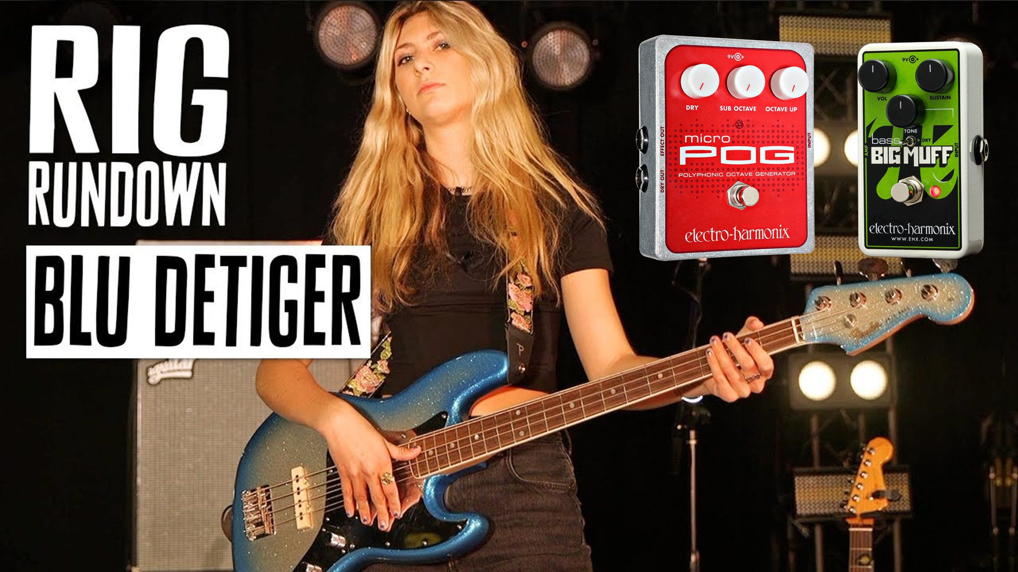 Blu DeTiger Gets the Party Popping with EHX Pedals