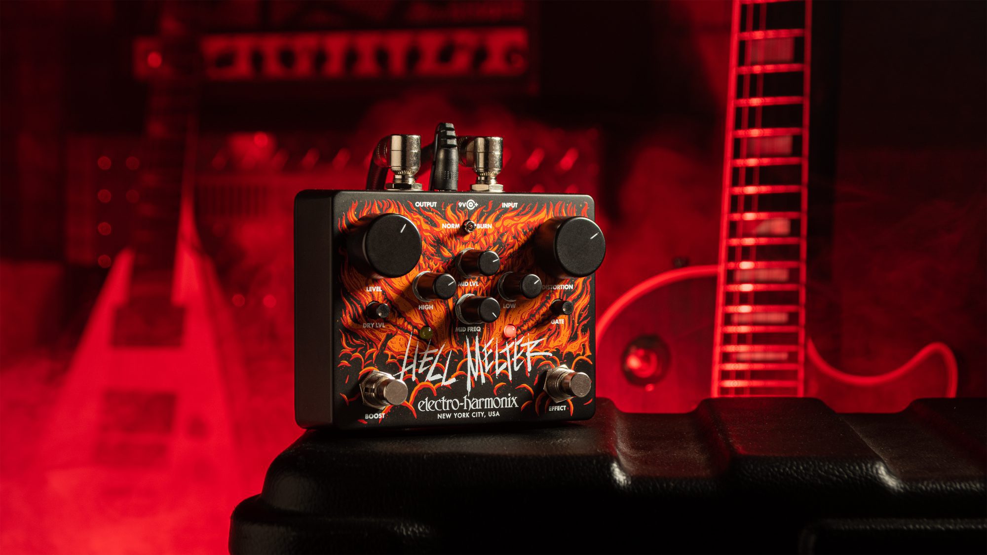 Electro-Harmonix Unleashes the Hell Melter Distortion Pedal